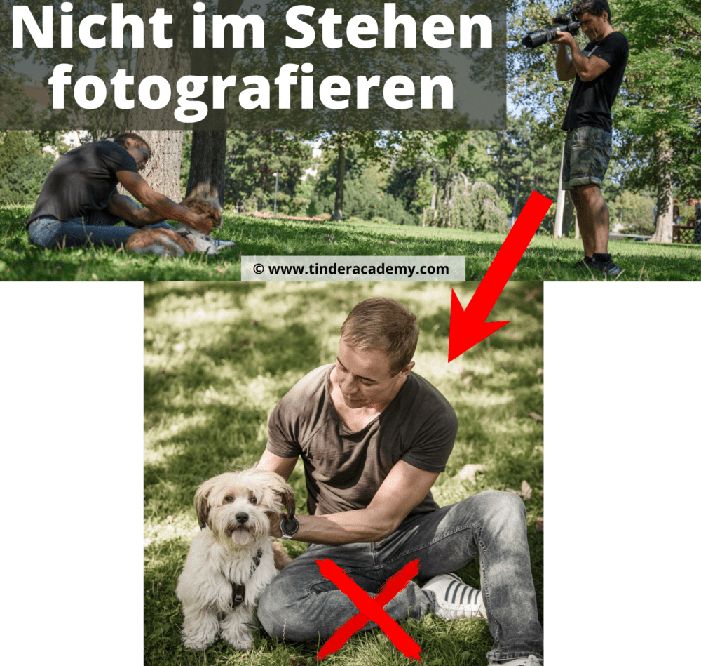 Bei Tinder Fotos mit Hunden nicht im Stehen fotografieren